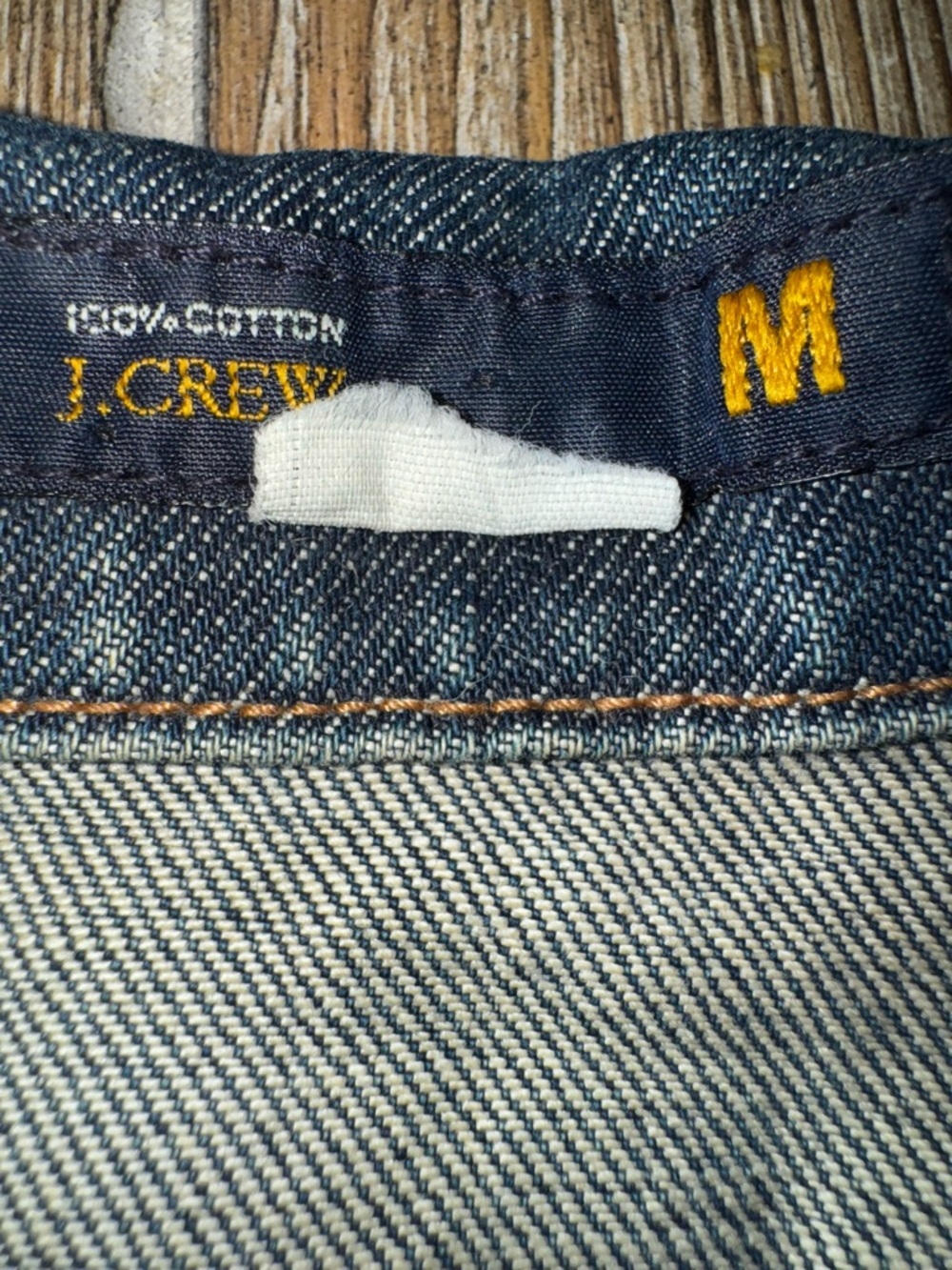 J. Crew Denim button down jacket. 100% cotton blue - Picture 4 of 8